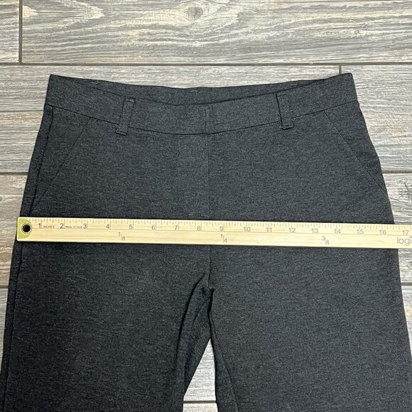 Quince Career Pant Charcoal Grey Women Small Stretch Pull On 28 Waist Wide Leg - Picture 8 of 11